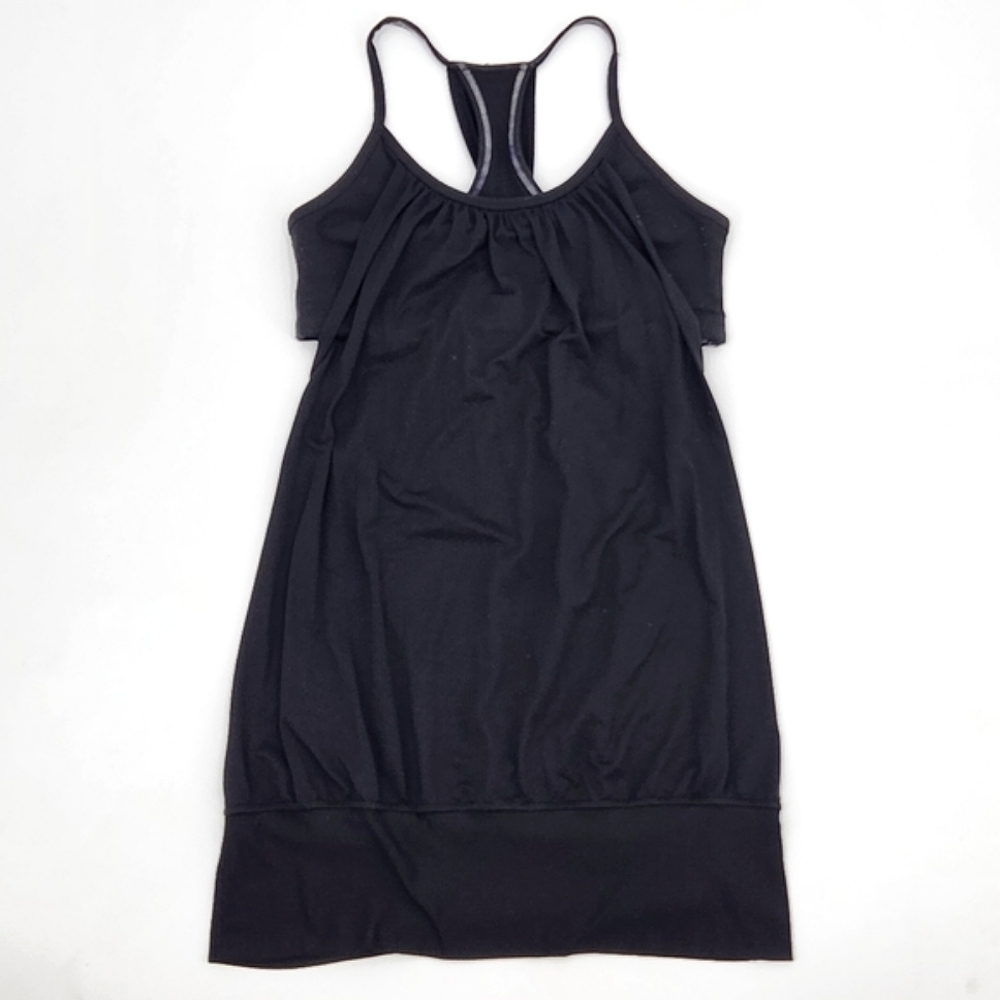 Lululemon No Limits Tank Top Built In Bra Black Women's Estimated Size 6 / Small